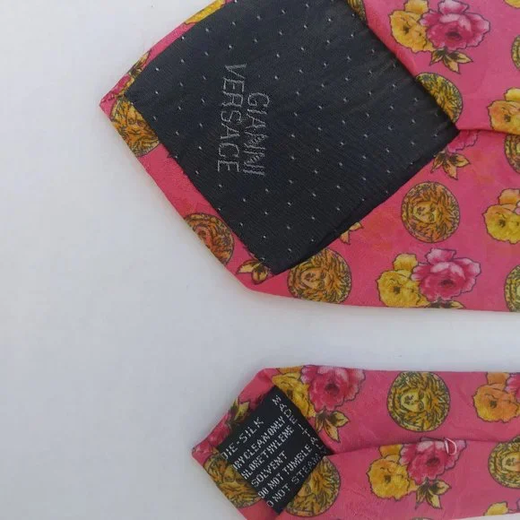 VintageVERSACE silk tie-